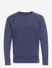 polo ralph lauren lightweight washed cotton spa terry sweatshirt