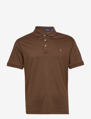 Slim Fit Soft Cotton Polo Shirt - AMERICAN BROWN