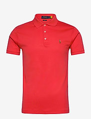 Slim Fit Soft-Touch Polo Shirt - RACING RED