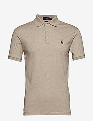 Slim Fit Soft-Touch Polo Shirt - TUSCAN BEIGE HEAT