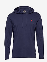 Cotton Jersey Hooded T-Shirt - NEWPORT NAVY