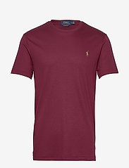 Polo Ralph Lauren - Custom Slim Fit Soft Cotton T-Shirt - t-shirts - classic wine - 0
