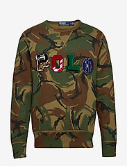 polo camo fleece sweatshirt
