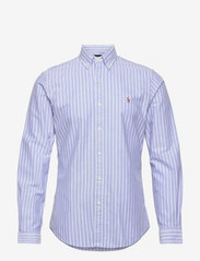 slim fit striped oxford shirt