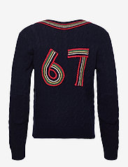 Polo Ralph Lauren - The 67 Cricket Sweater - knitted v-necks - navy multi - 1