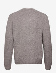 Polo Ralph Lauren - Logo Speckled Wool-Blend Sweater - knitted round necks - grey donegal - 1