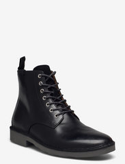 Polo Ralph Lauren - Talan Leather Boot - laced boots - black - 0