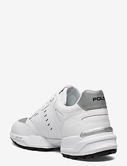 Polo Ralph Lauren - Jogger Leather-Paneled Sneaker - waterproof sneakers - white/black pp - 2
