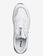 Polo Ralph Lauren - Jogger Leather-Paneled Sneaker - waterproof sneakers - white/black pp - 3