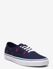 Polo Ralph Lauren Keaton Allover Pony Canvas Sneaker - Low Tops 