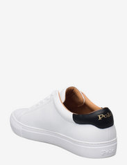 Polo Ralph Lauren - Jermain Leather Sneaker - formāla stila ikdienas apavi - white - 2