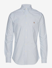 ralph lauren slim fit oxford shirt black