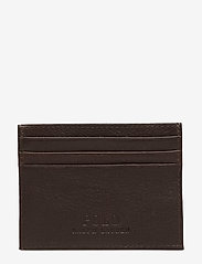 Polo Ralph Lauren - Pebble Leather Card Case - kartenetuis - brown - 1