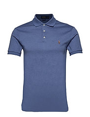 Slim Fit Soft-touch Polo Shirt (Steel 