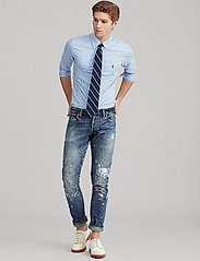 Polo Ralph Lauren - Slim Fit Checked Poplin Shirt - casual shirts - 2863 blue/white c - 5