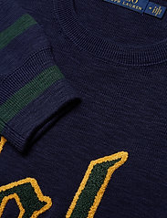 polo letterman sweater