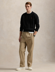 polo sweatshirt black