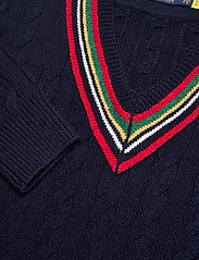 Polo Ralph Lauren - The 67 Cricket Sweater - knitted v-necks - navy multi - 2