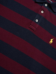 Polo Ralph Lauren - Custom Slim Fit Striped Mesh Polo Shirt - short-sleeved polos - classic wine/hunt - 2