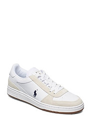 Court Leather & Suede Sneaker - WHITE/NEWPORT NAV