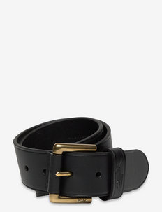 Leather Dress Belt - classic belts - black