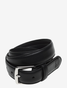 Full-Grain Leather Dress Belt - classic belts - black