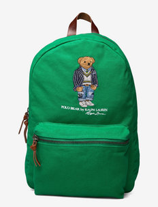 Polo Bear Canvas Backpack - rucksäcke - green