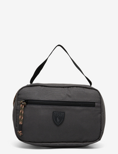 Canvas Hanging Travel Case - toiletry bags - grey