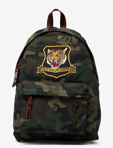Tiger-Patch Camo Canvas Backpack - plecaki - camo