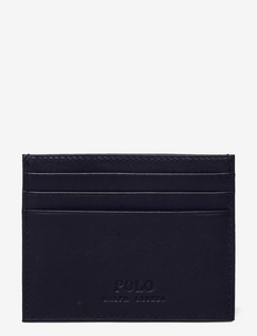 Polo Bear Leather Card Case - card holders - navy/multi bear