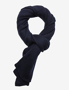 BULLDOG-OBLONG SCARF - NAVY