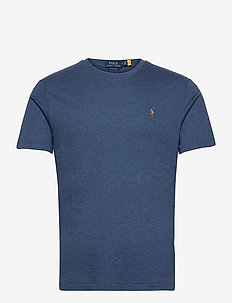 Custom Slim Fit Soft Cotton T-Shirt - t-shirts - derby blue heathe