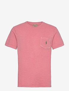 Custom Slim Fit Pocket T-Shirt - basis-t-skjorter - desert rose