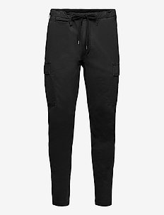 Stretch Slim Fit Chino Cargo Pant - apakšējais apģērbs - polo black