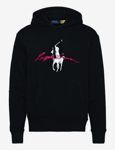 Big Pony Logo Fleece Hoodie - hoodies - polo black
