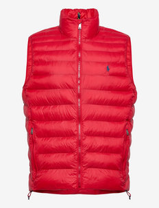 Packable Water-Repellent Vest - spring jackets - rl 2000 red