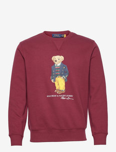 Polo Bear Fleece Sweatshirt - sweatshirts - classic wine