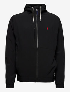 Packable Hooded Jacket - spring jackets - black