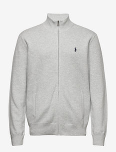 Cotton Full-Zip Sweater - gilets - uniform grey heat