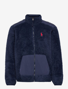 Hybrid Fleece Jacket - teddy-pullover - newport navy