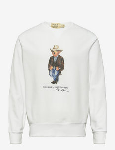 Polo Bear Fleece Sweatshirt - swetry - cr21 white cowboy