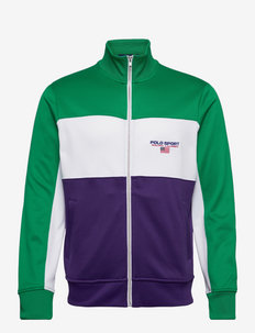 Polo Sport Fleece Track Jacket - spring jackets - cruise green/cham