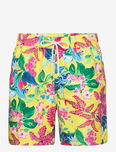 yellow ralph lauren swim shorts