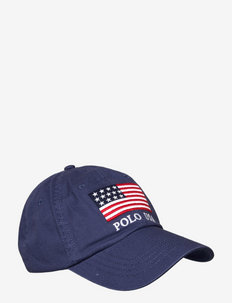 Flag Chino Ball Cap - bonnets & casquettes - light navy