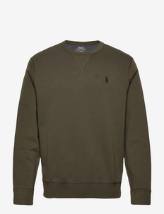 Marled Double-Knit Sweatshirt - sweatshirts - company olive/c97