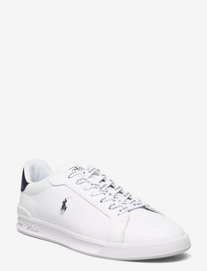 Heritage Court II Leather Sneaker - lav ankel - white/newport nav