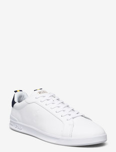 Heritage Court II Leather Sneaker - lave sneakers - white/navy/gold