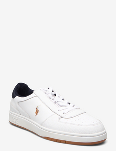 Court Leather Low-Top Sneaker - niedriger schnitt - white/navy