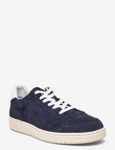 SUEDE/LEATHER-POLO CRT LUX-SK-LTL - low tops - hunter navy