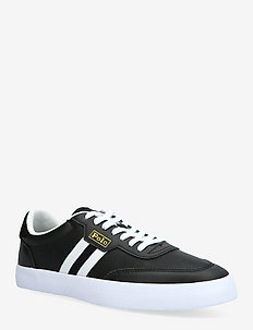 Court Leather Sneaker - niedriger schnitt - black/white
